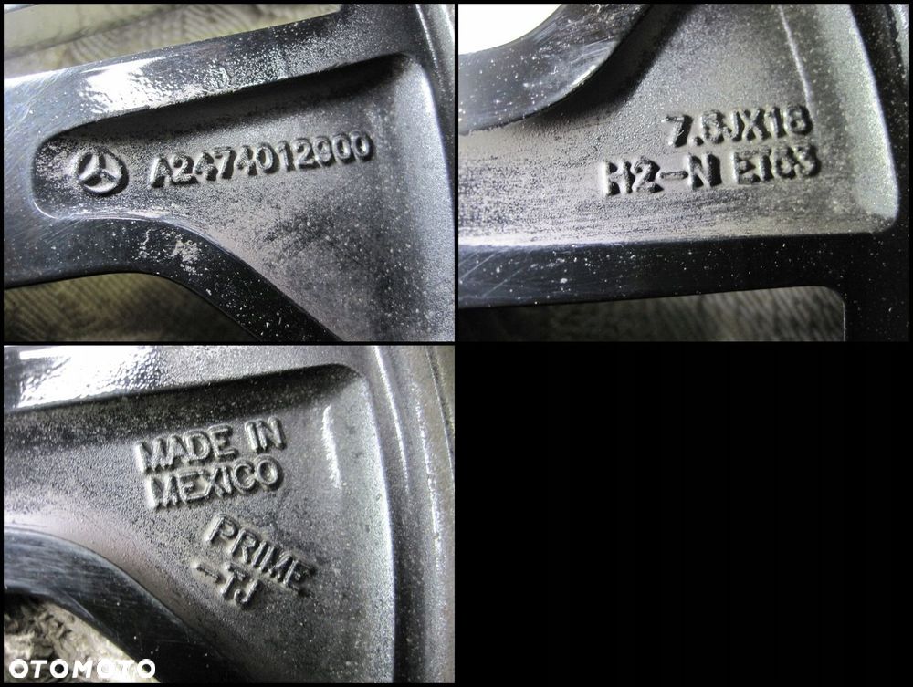 Koła Felgi Opony MERCEDES GLB A247 R18 5mm - 8