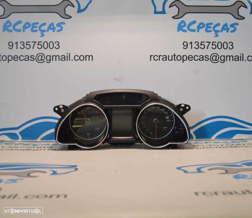 QUADRANTE MOSTRADOR MPH PAINEL INSTRUMENTOS MAGNETI MARELLI AUDI 8T0920982F 8T0920982 AUDI A5 8T3 SLINE S-LINE S LINE A4 B8 8K - 3