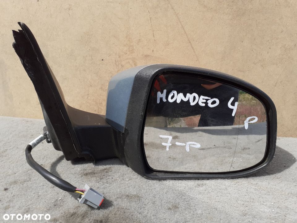 LUSTERKO PRAWE FORD MONDEO MK4 IV ELEKTRYCZNE  SREBRNY 66 03 7-PIN WYSYŁKA! - 3