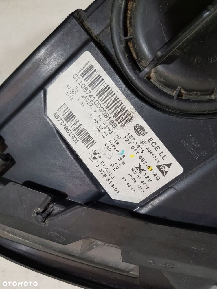 lampa lewa lewy przód 7378513 bmw f10 f11 lift eur 14r bixenon skrętna kpl - 13