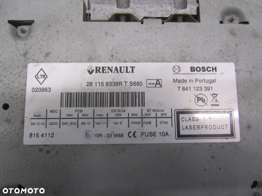 Renault Trafic 11->2.0 radio-wyświetlacz-navi - 3