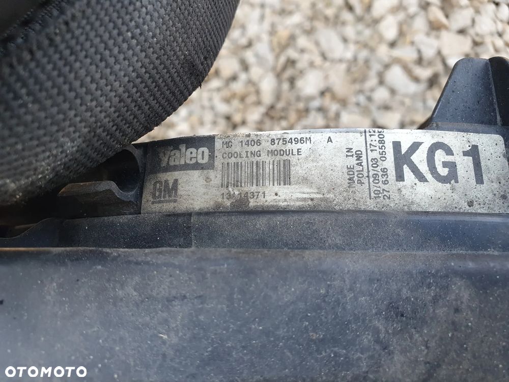 KOMPLET CHŁODNIC + WENTYLATORY VECTRA C 2.2 DTI - 3