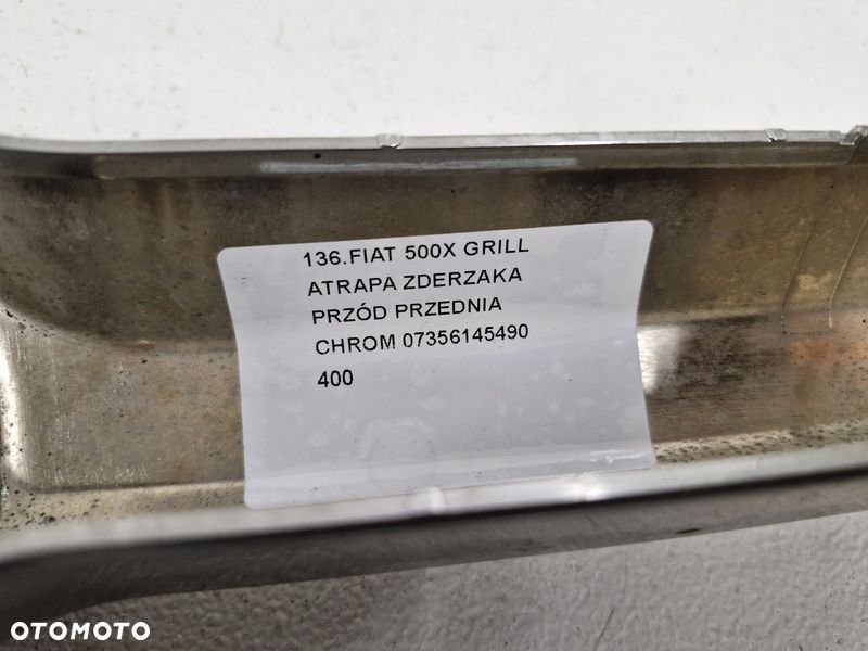 FIAT 500X 500 X GRILL ATRAPA ZDERZAKA PRZÓD PRZEDNIA CHROM 07356145490 - 10