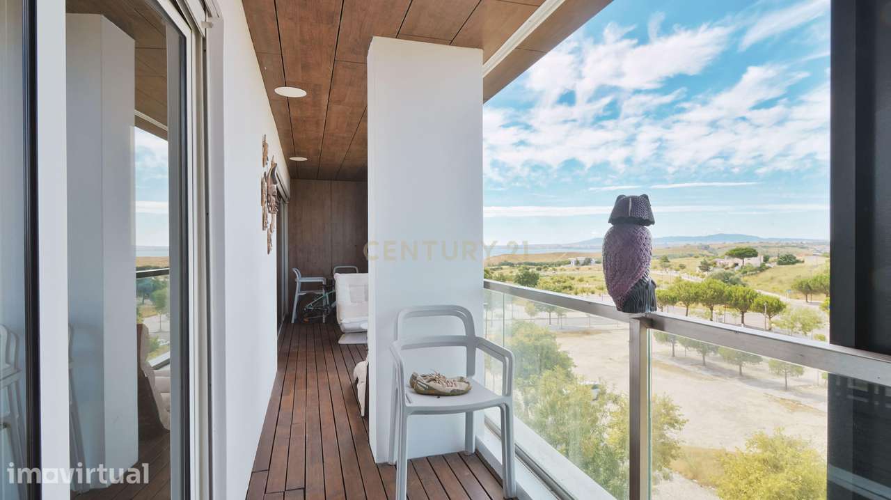 Apartamento T3 de Sonho com Vista Mar – Alto dos Capuchos, Costa da Ca - Grande imagem: 4/27