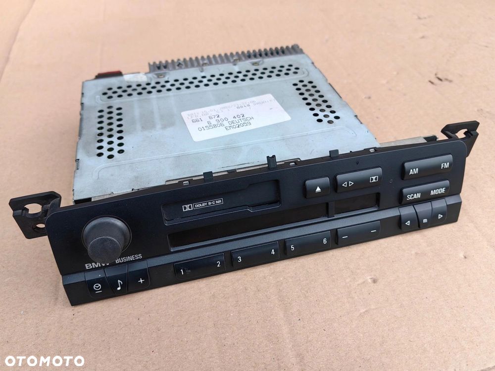 Radio BMW e46 BUSINESS kaseta oryginalne 6900402 - 2