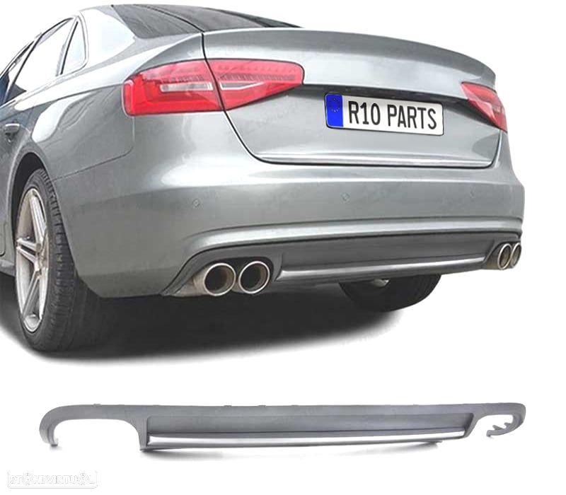 DIFUSOR AUDI A4 B8 08-11 LOOK S4 ABS - 1