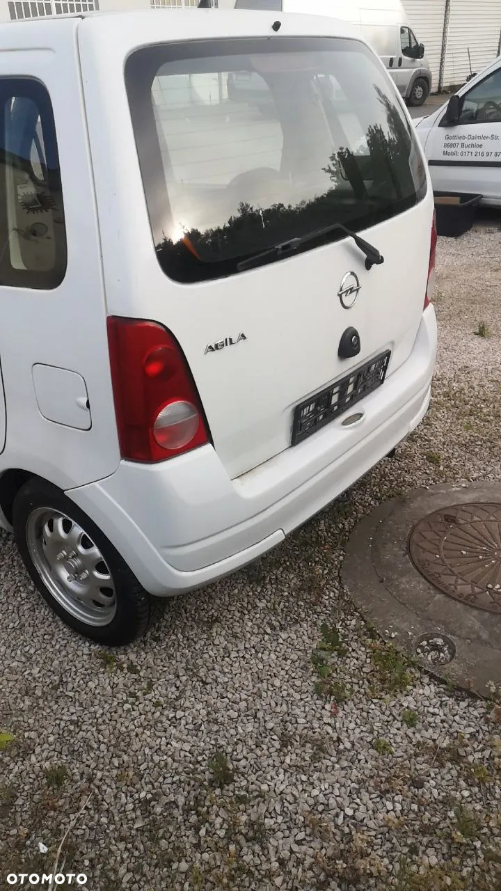KAROSERIA DRZWI BŁOTNIK REFLEKTOR ZDERZAK OPEL AGILA BIAŁA + ELEMENT ŻÓŁTE I ZIELONE - 7