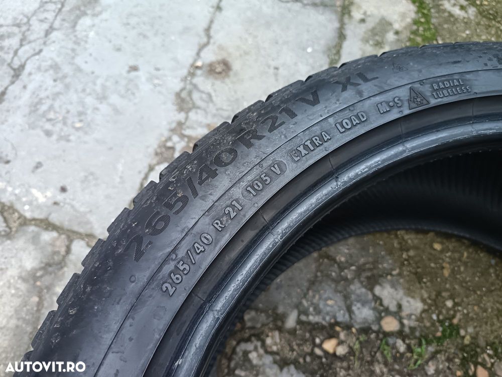 Anvelope MS iarna 265 40 21 continental 2019 5.5mm - 5