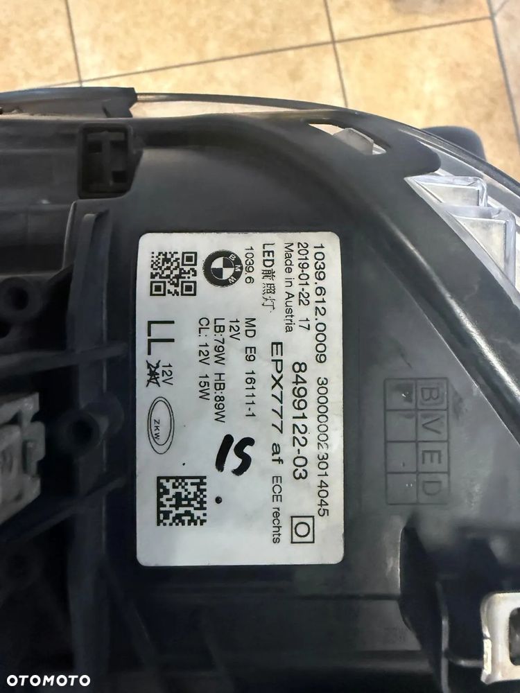 Lampa lampy przednie BMW X5 G05 30 8499122-03 - 8