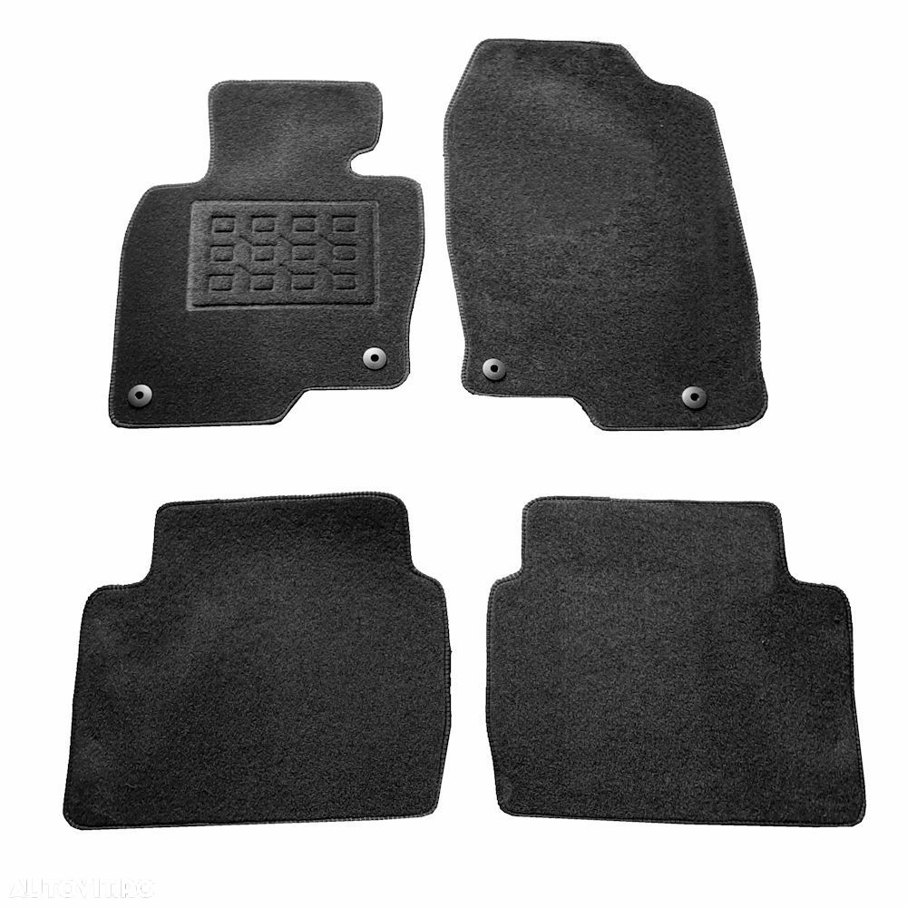 Covorase mocheta Mazda CX-5 2017-prezent, Negre, set de 4 Buc. - 1
