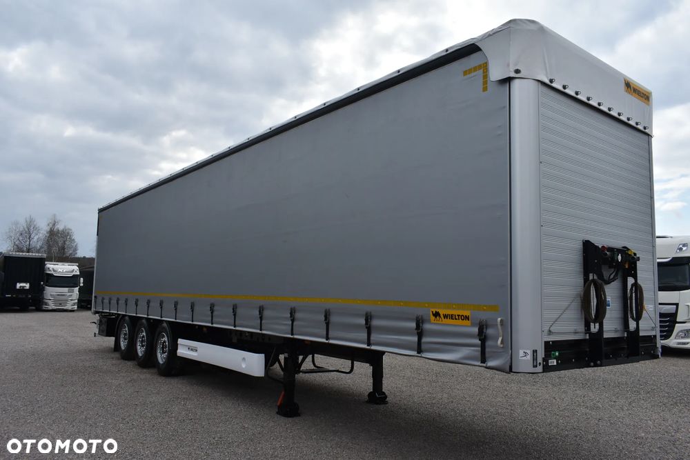 Wielton OS PODNOSZONA // 40 TYŚ KM PRZEBIEG !! // NOWA !! //  OSIE SAF // FULL LED // SALON POLSKA // DACH PODNOSZONY // - 28