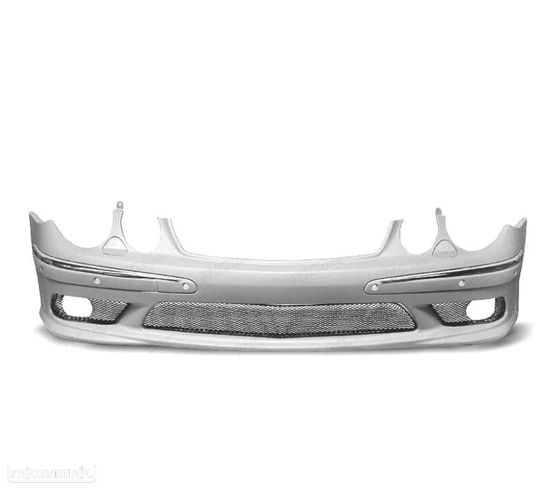 PÁRA-CHOQUES FRONTAL MERCEDES W211 02-06 PDC LOOK AMG + NEVOEIRO - 2