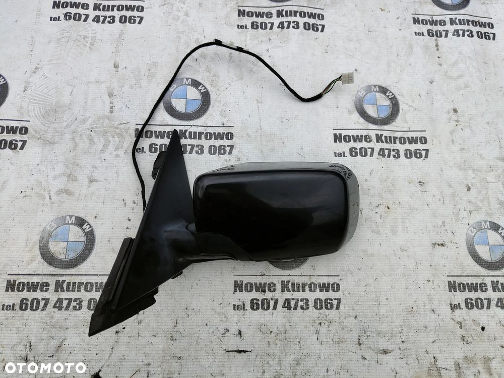 BMW E46 Sedan Kombi Lusterko lewe Black Sapphire 475 5 pinów Europa - 1