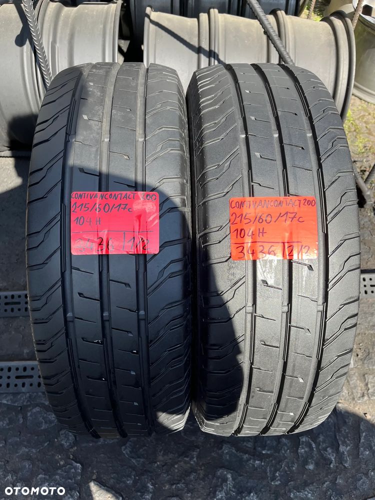 215 60 17C Continental ContiVanContact 2szt. - 1