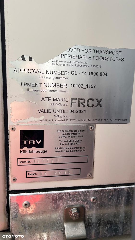 Mercedes-Benz ATEGO 816 EURO 6 CHŁODNIA / MROŹNIA + DRZWI BOCZNE + DRZWI TYLNE - 10