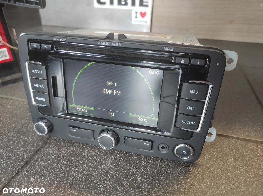 RADIO ODTWARZACZ NAWIGACJA SKODA OCTAVIA 2 SUPERB 2 RAPID FABIA 2 ROOMSTER 2 DIN RNS 310 3T0035191A ROZKODOWANE WYSYŁK!!!!! - 2