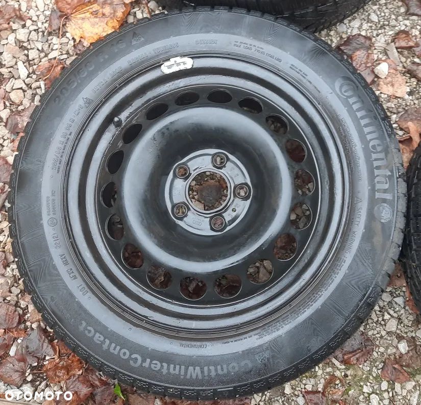 4x koła felgi opony Audi A4 A5 A6 A7 VW Seat Skoda Continental Conti Winter Contact TS830 P 205/60/16 FELGA 5X112 - 3