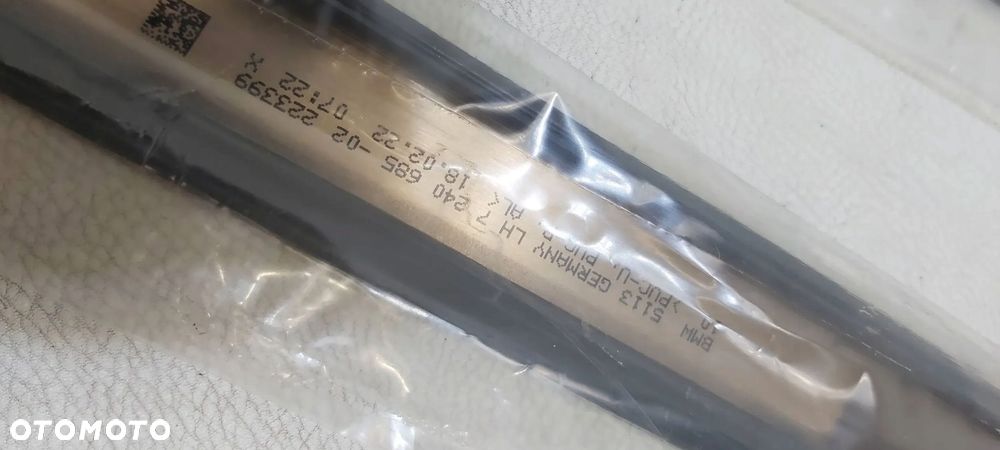 listwa dachowa dachu lewa prawa bmw f20 czarne nowe 51137319535 51137319536 - 3