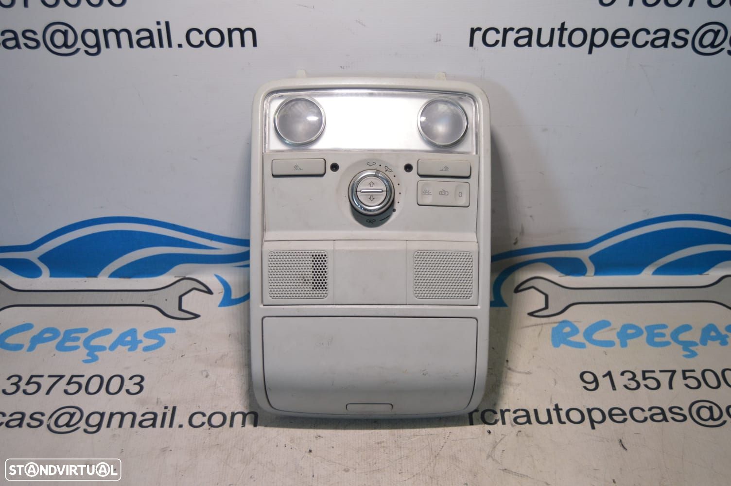 LUZ LUZES INTERIOR PLAFONIER TETO TEJADILHO FRENTE FRONTAL CENTRAL COMANDOS PAINEL CONTROLO VW VOLKSWAGEN 1K0867489E 1K0867489 1K9959561 1K0868837E 1K0868837 1K0947105AT 1K0947105 VW VOLKSWAGEN SHARAN 7N 2.0 TDI 140CV CFF CFFB GOLF VI 6 MK6 1K 1K1 TIGUAN 5N SEAT ALHAMBRA - 1