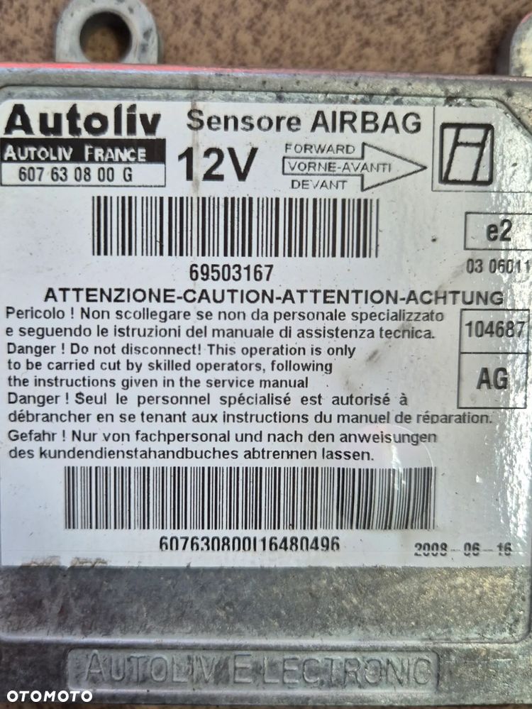 MODUŁ SENSOR AIRBAG IVECO DAILY IV  06-13r. EU - 2