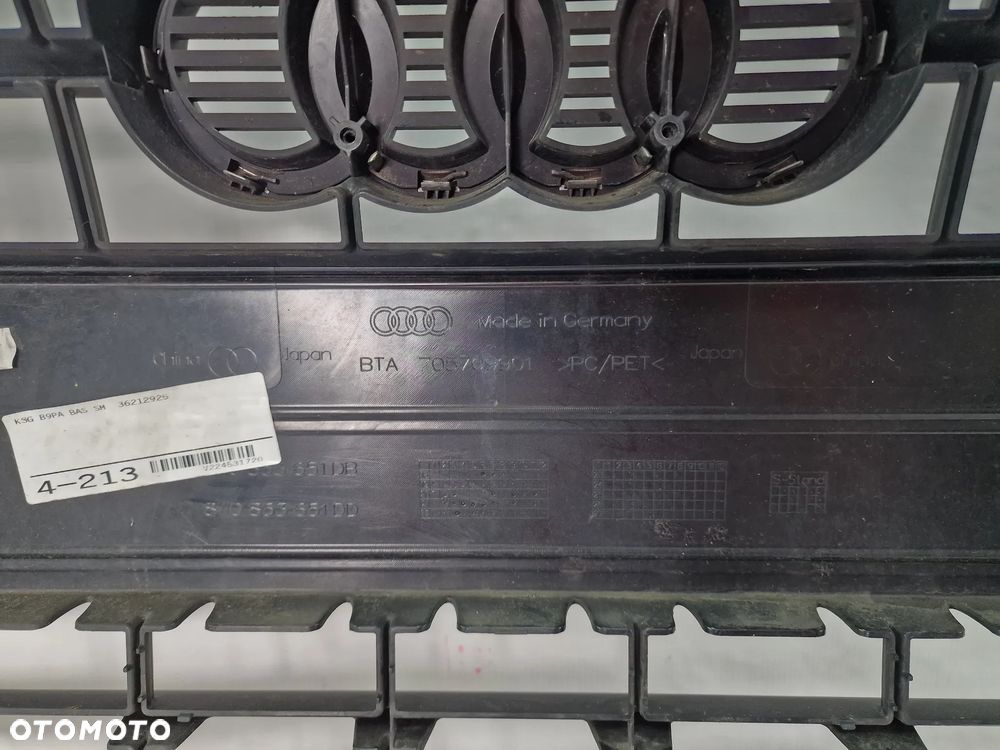 AUDI A4 B9 LIFT 19- ZDERZAK PRZEDNI PRZÓD NA SPRYSKI + 4xPDC 4X PDC + ŁADNA ATRAPA / GRILL , BARDZO ŁADNY , NR 8W0807437AG / 8W0807437AJ , NR AUKCJI NZ1361 - 30