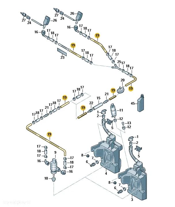 7P6955964B Oryginalny rurka falista 5m - 2