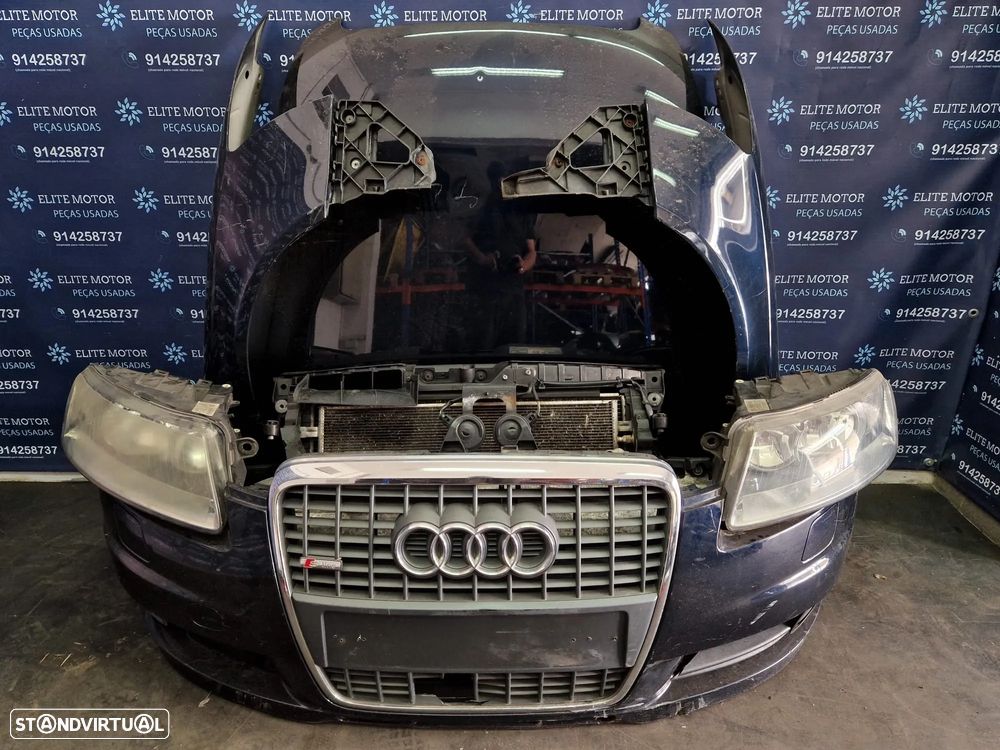 Frente completa usada AUDI A6 C6 S-LINE TDI capot parachoques guardalamas oticas radiadores SLINE - 3
