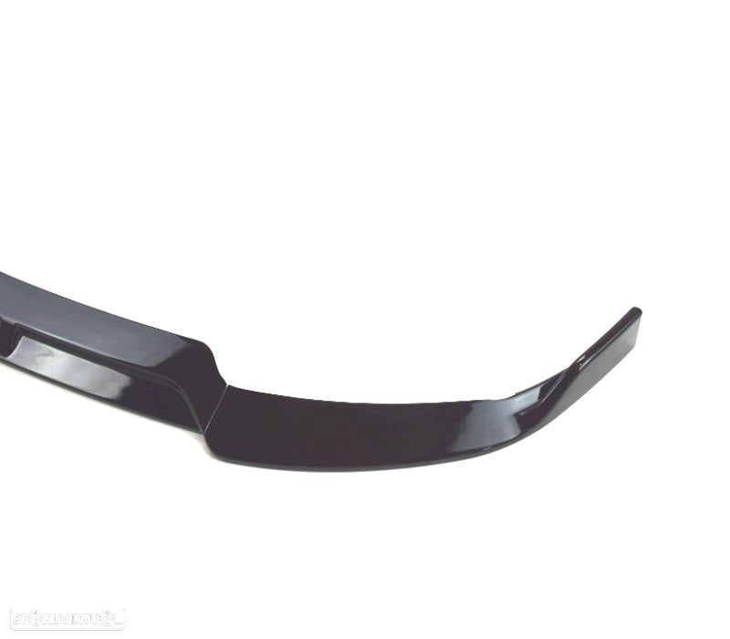 SPOILER LIP FRONTAL MERCEDES CLASE C W205 14-18 LOOK AMG PRETO BRILHANTE - 4
