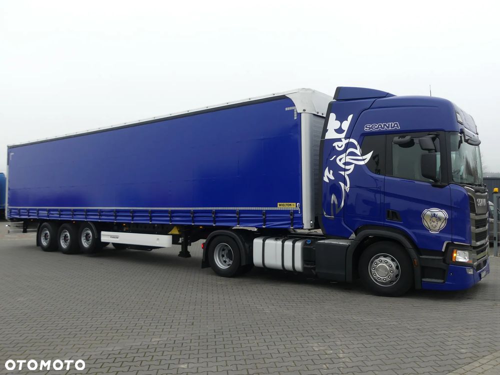 Scania R450 + WIELTON FIRANKA / ZESTAW STANDARD / AUTOMAT / - 9