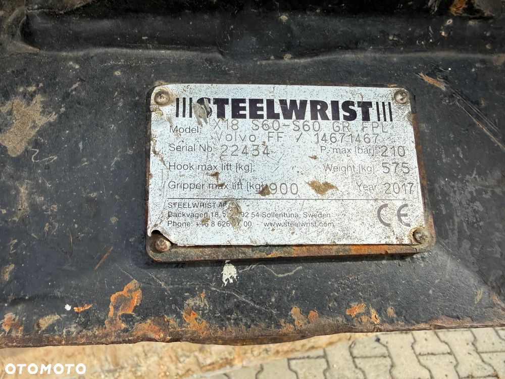 Volvo EWR 150E Rototilt Steelwrist S60, Szczypce, 2018 rok - 8