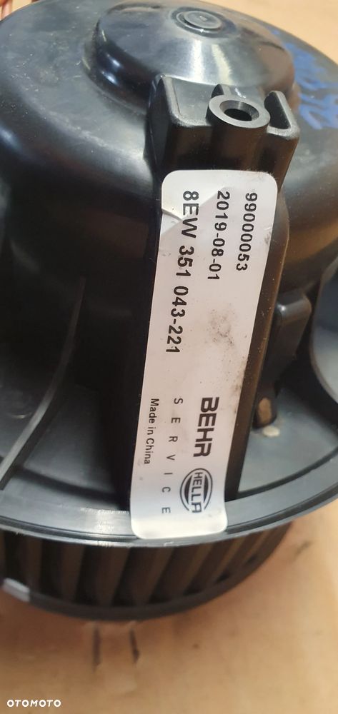 Wentylator silnik dmuchawy nagrzewnicy VW Passat B6 8EW351043-221 - 5
