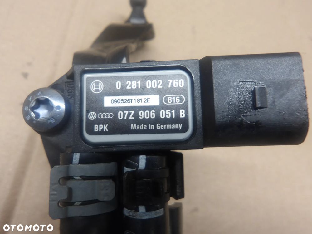 SEAT EXEO KOMBI 08-13 2.0TDI CZUJNIK CIŚNIENIA SPALIN PRZEWÓD PODCIŚNIENIA 07Z906051B 3R0131850 - 6