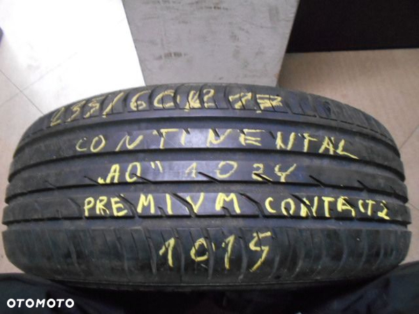 Opona pojedyńcza 235/60R17 continental conti premium contact 2 7,4mm lato 1015