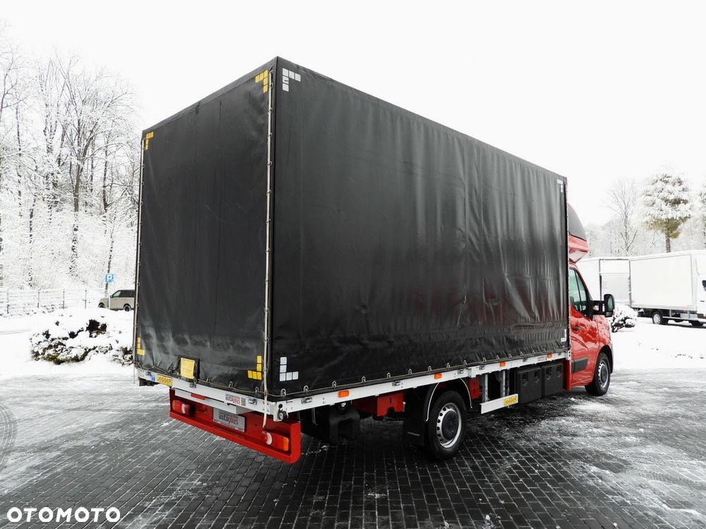Renault MASTER PLANDEKA 10 PALET WEBASTO TEMPOMAT LEDY PNEUMATYKA KLIMATYZACJA  165KM - 4
