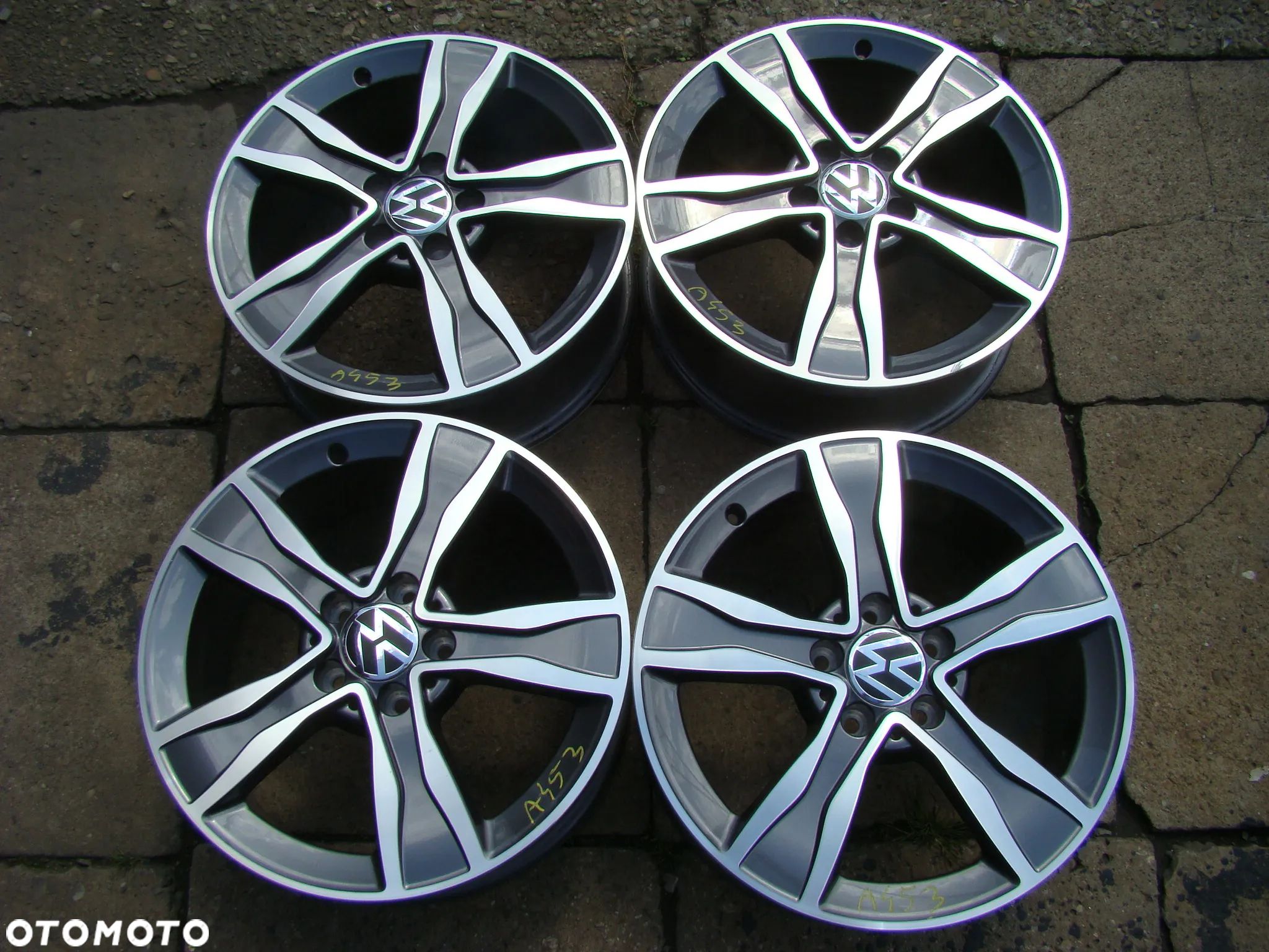 a453 5x112 VW T-Roc Caddy Jetta Touran Golf VI VII VIII Passat B7 B6 7jx17 et48,5 - 1