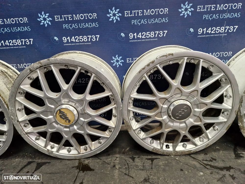 Jantes usadas 18 BBS RS2 RS795 5X112 BI PARTIDAS AUDI A4 B6 - 4