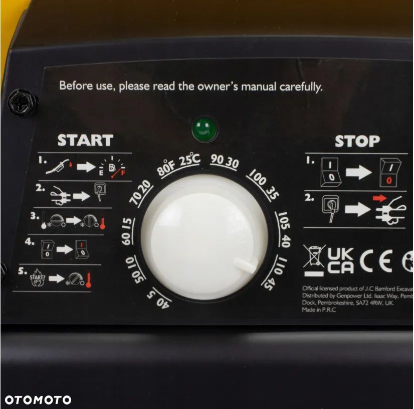 JCB Nagrzewnica Olejowa na Ropę 20kW z Termostatem - 5