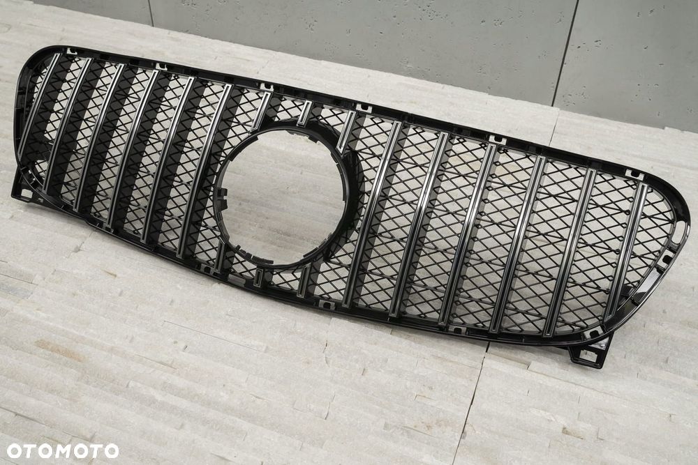 mercedes gla x156 2014-2016 grill gt panamericana srebrny - 5