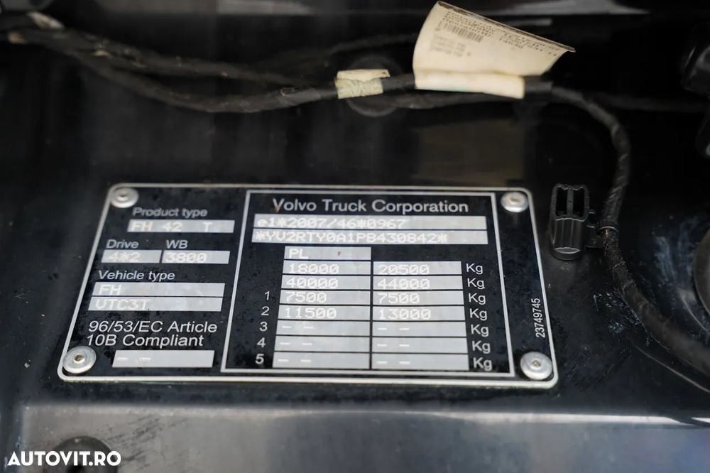 Volvo FH 460 / I-PARK COOL / I SAVE / ANVELOPE 100% / 2023 - 39