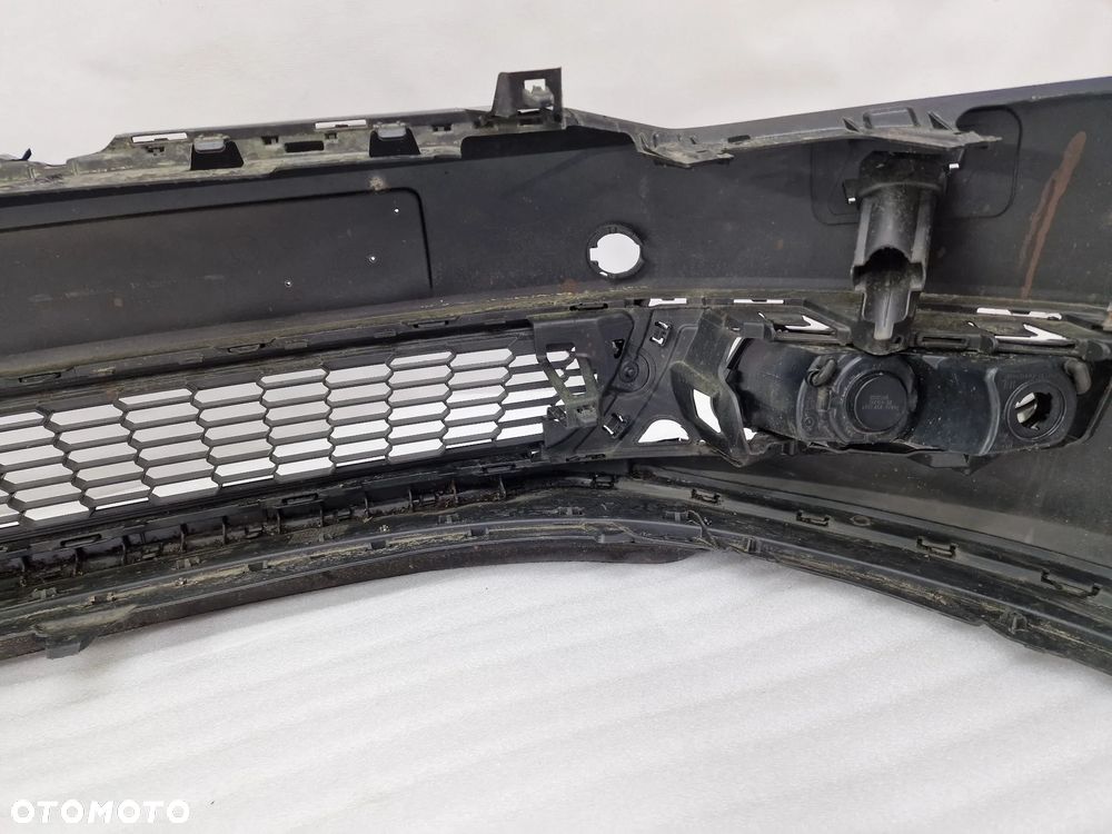 VW POLO 6R0 09- ZDERZAK PRZEDNI PRZÓD NA SPRYSKI + KRATKA ŚRODKOWA + PRAWY HALOGEN + PŁYTA / OSŁONA POD ZDERZAK , NR 6R0807221 , NR AUKCJI NZ1214 - 21