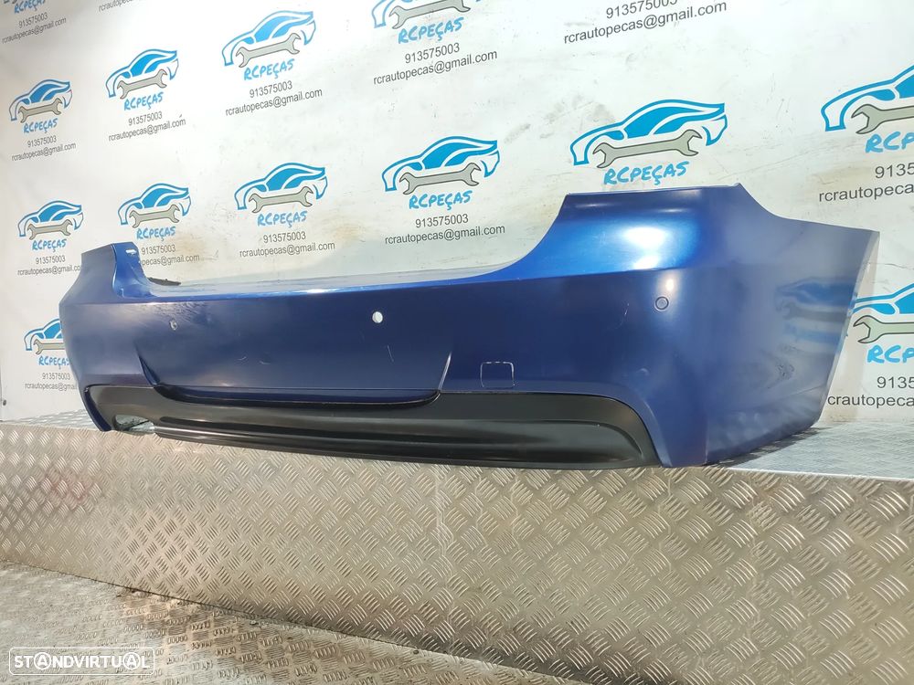 Parachoques Traseiro Trás Original BMW Serie 3 E90 Sedan LCI Pack M com sensores de estacionamento - 2