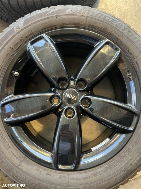 vând jante originale Mini pe 17” cu anvelope de iarnă - 5