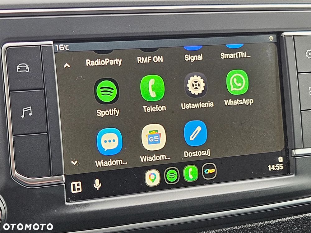 Fiat SCUDO Extra Long Brygad. 6os 2x boczne drzwi Składana przegroda SalonPL FV23% - 34