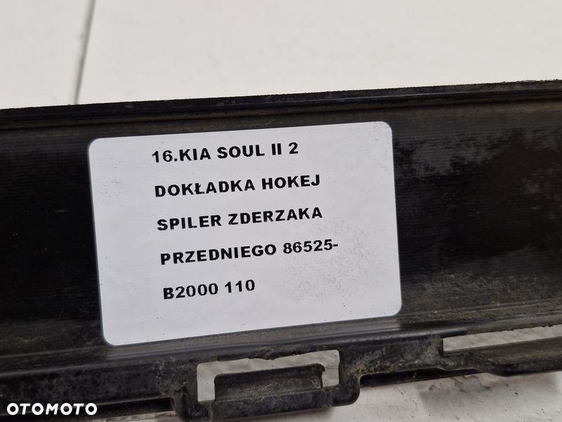 kia soul ii 2 dokładka hokej spoiler zderzaka przedniego 86525-b2000 - 10