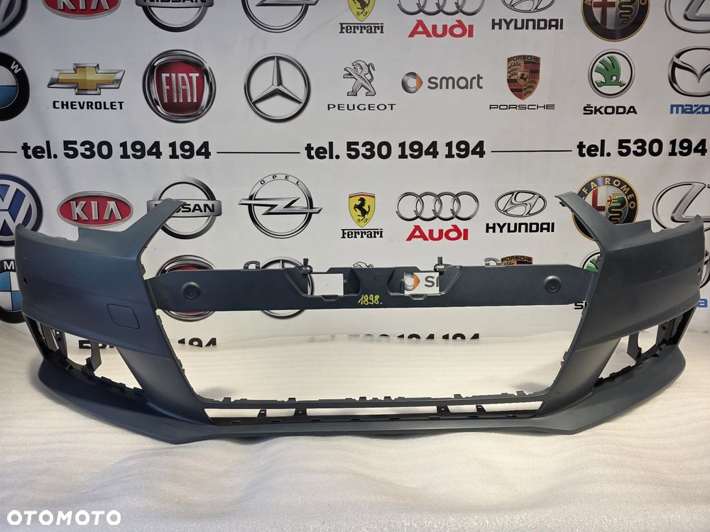 AUDI A4 B9 8W0 14- ZDERZAK PRZEDNI PRZÓD NA 4xPDC NOWY ORYGINALNY USA / AMERYKA NR 8W0807437 NR AUKCJI NZ1898 - 1