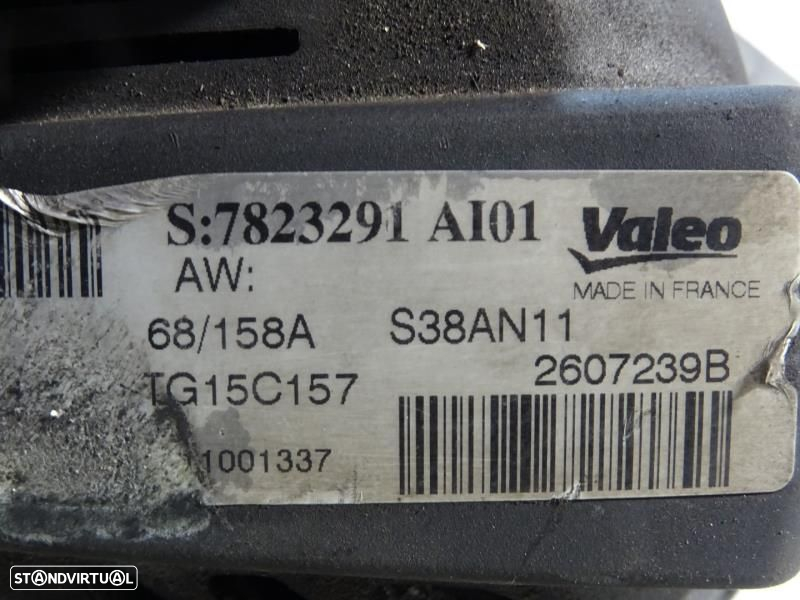 Alternador Mini Mini (R56)  7 823 291 / 7823291 / Tg15c157 / 2607239B - 8