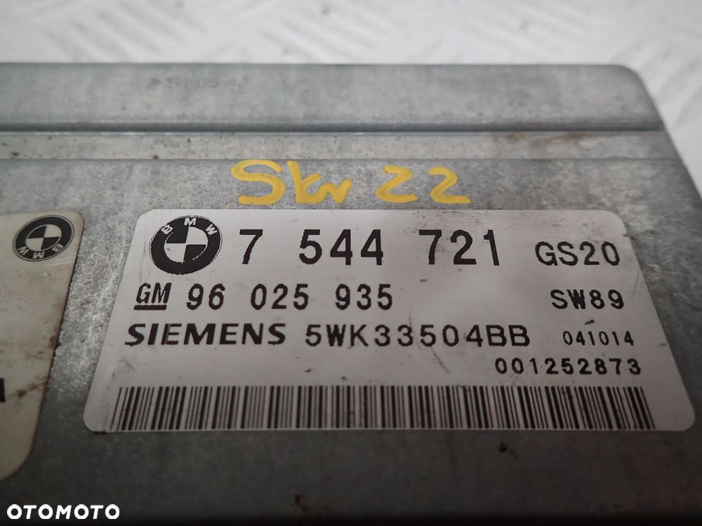 BMW E46 E83 E53 MODUŁ STEROWNIK SKRZYNI 7552700 - 4