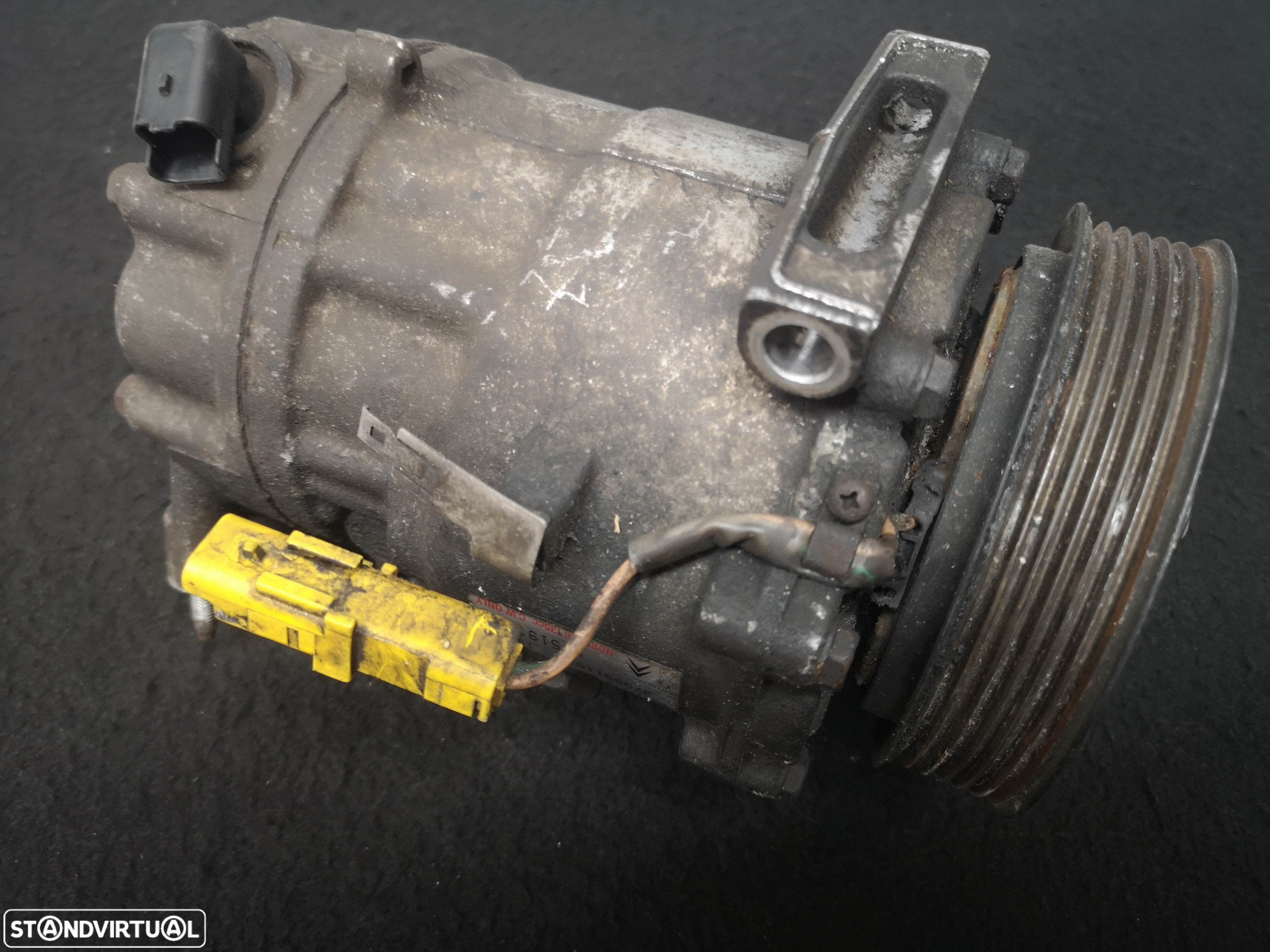 Bomba Compressor de Ar Condicionado Peugeot 307 1.6hdi 2006-2009 - 3