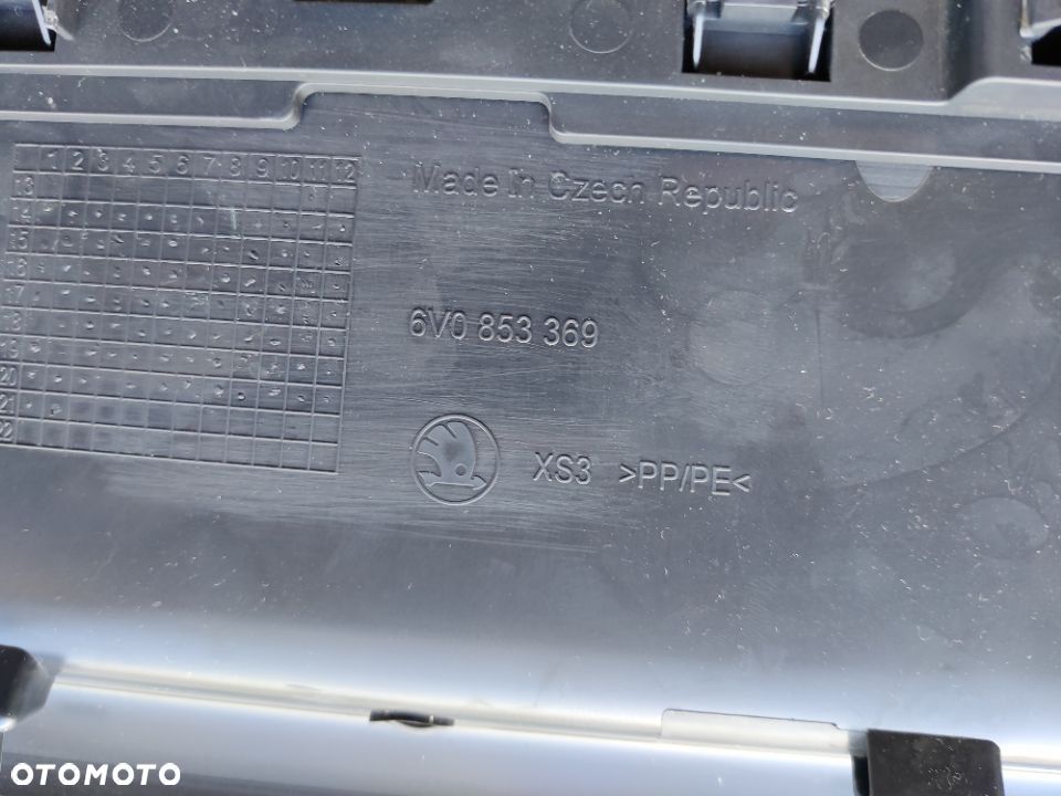 Listwa Progowa Nakładka Skoda Fabia 3 FL III LIFT Osłona Lewa 6V0853369 - 10