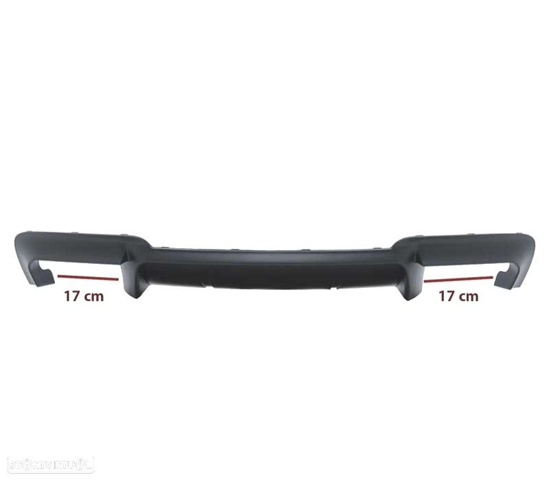 DIFUSOR BMW SERIE 5 F10 F11 10-13 LOOK M5 ABS - 2